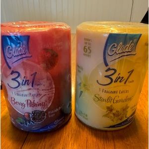Glade candles (2)